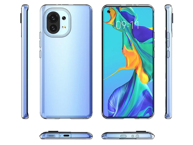 Alogy silikónové puzdro puzdro puzdro pre Xiaomi Mi 11 priehľadné