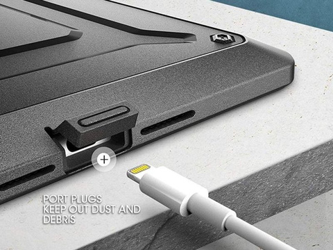 Supcase Unicorn Beetle Pro Armor Case for iPad 10.2 2019/2020/2021 Black