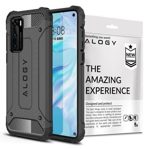 Pouzdro Alogy Hard Armor pro Huawei P40 šedé