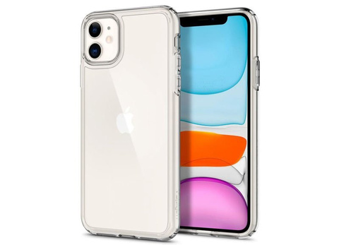 Spigen Ultra Hybrid Hülle für Apple iPhone 11 Crystal Clear Glasalogie