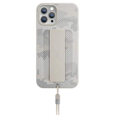 UNIQ Heldro Case для iPhone 12 Pro Max 6.7" бежевий камуфляж/слонова кістка камуфляж антимікробний