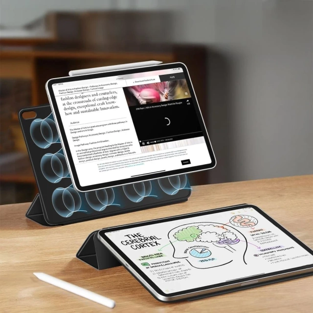 Etui Tech-Protect SmartCase Magnetic do iPad Air 13" 2024–2025 Black