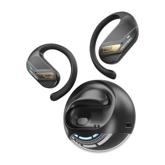 Бездротові навушники TWS Vention OpenBeat Black O12 NBUB0 Bluetooth 5.4, IPX4