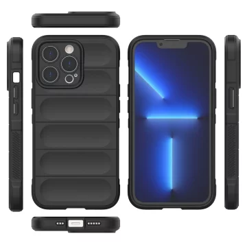 Гнучкий броньований чохол Magic Shield Case для iPhone 13 Pro темно-синій