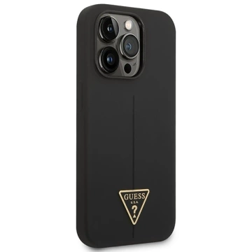 Чохол Etui Guess GUHCP14XSLTGK iPhone 14 Pro Max 6,7" czarny/black Silicone Triangle