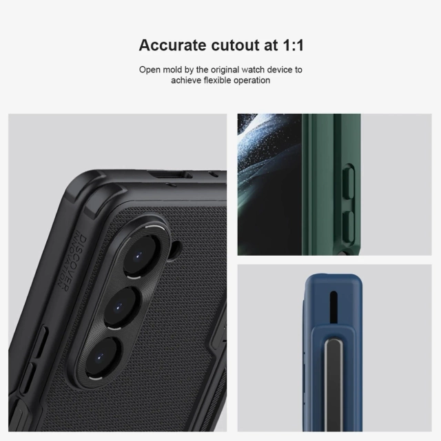 Pouzdro Nillkin Super Frosted Shield Fold pro Samsung Galaxy Z Fold 5 - černé