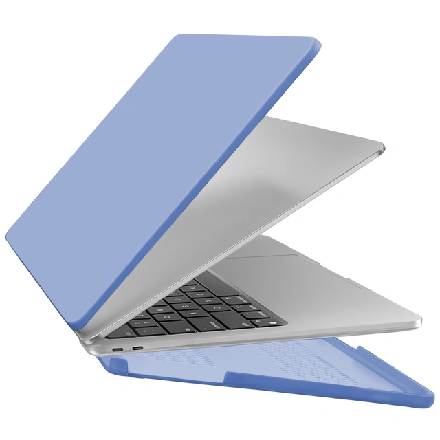 Чохол для Apple MacBook Air 13 / 13.3" 2018–2021 (M1 A2337/A2179/A1932) – Гнучкий, матовий захисний чохол, легкий та міцний – Alogy AirGuard™ Lavender