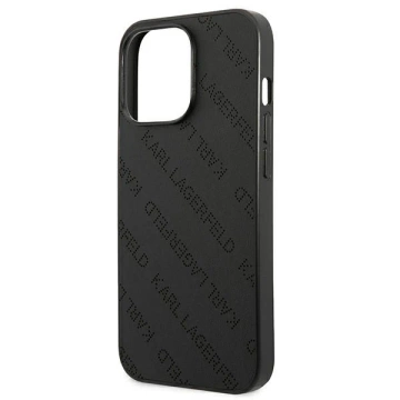 Etui Karl Lagerfeld KLHCP13XPTLK für iPhone 13 Pro Max 6,7" Hardcase Allover perforiert