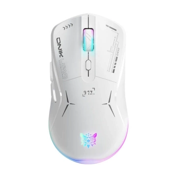 Onikuma CW917 RGB 4800 DPI Wireless Gaming Mouse White