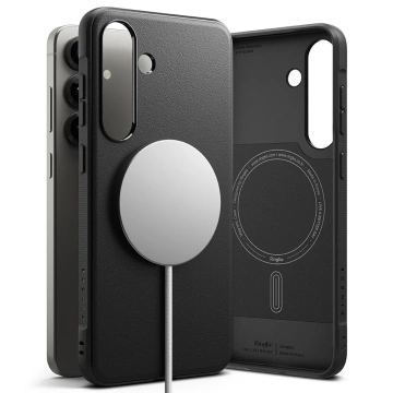 Чохол для Samsung Galaxy S25 Plus чорного кольору з магнітним кільцем MagSafe від Onyx