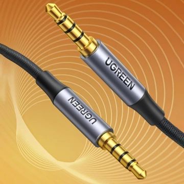 Kábel UGREEN kábel AUX mini jack 3,5 mm - mini jack 3,5 mm 2 m čierny (AV183)