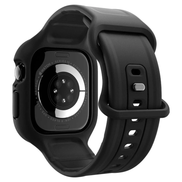 Etui z paskiem Spigen Vault Pro Apple Watch 10 42 mm Czarne