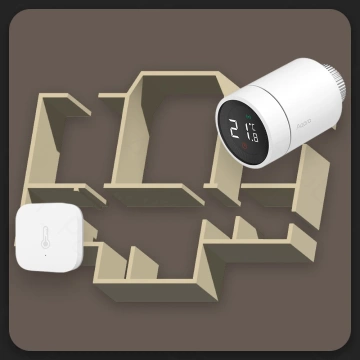 Aqara E1 Thermostat Head for Zigbee EU radiator
