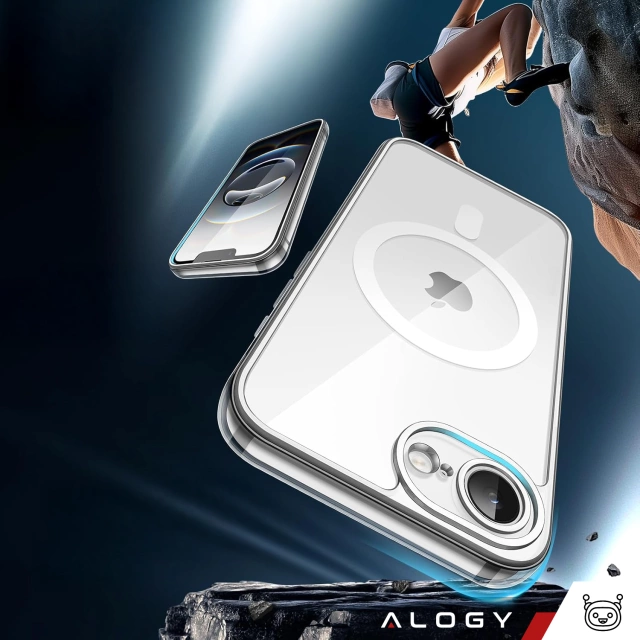 Apple iPhone 16 Pro Max Case Alogy Anti-Shock Hybrid Case for MagSafe Clear