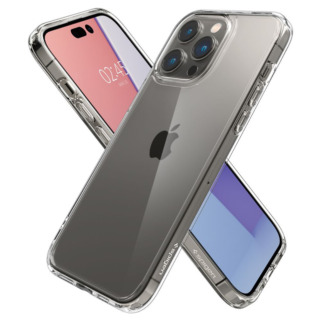 Spigen ultra hybridný iphone 14 pro krištáľovo čistý