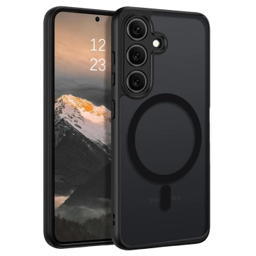 Hülle für Apple iPhone 16 Pro Max Alogy Anti-Shock Hybrid Case für MagSafe Transparent