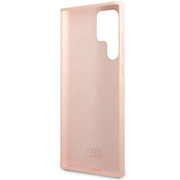 Karl Lagerfeld KLHCS23LSNCHBCP for Samsung Galaxy S23 Ultra S918 hardcase Silicone Choupette pink/pink