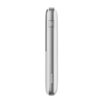 Baseus Bipow Pro Power Bank 10000mAh, 2xUSB, USB-C, 20W (bílá)
