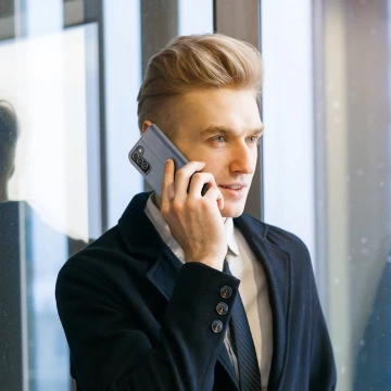 Dux Ducis Hivo Leather Flip Cover Originální kožená peněženka na karty a dokumenty Samsung Galaxy S22 (S22 Plus) modrá