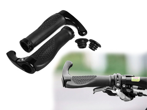 Gripy na bicykel Gripy na riadidlá RockBros BT1007B Black