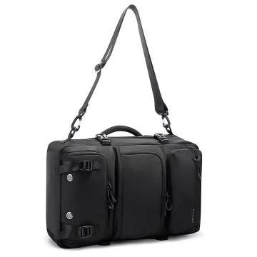 Водонепроникний рюкзак Bange для ноутбука 15.6", city traveler, 45х30х16 см, для роботи, літака, чоловічий, жіночий, з USB портом Чорний