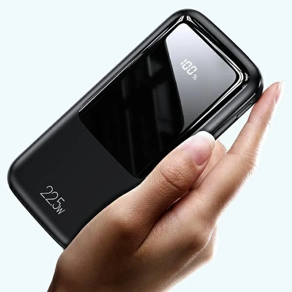 USAMS Powerbank PB58 20000mAh 22,5W Dual QC PD Fast Charge čierna/čierna 20KCD17701 (US-CD177)