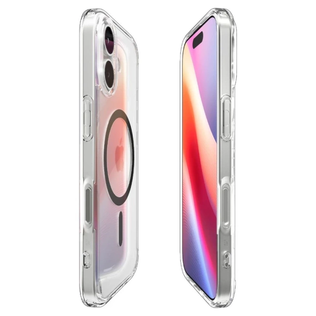 Etui do iPhone 17 Spigen Ultra Hybrid Mag MagSafe Clear/Graphite