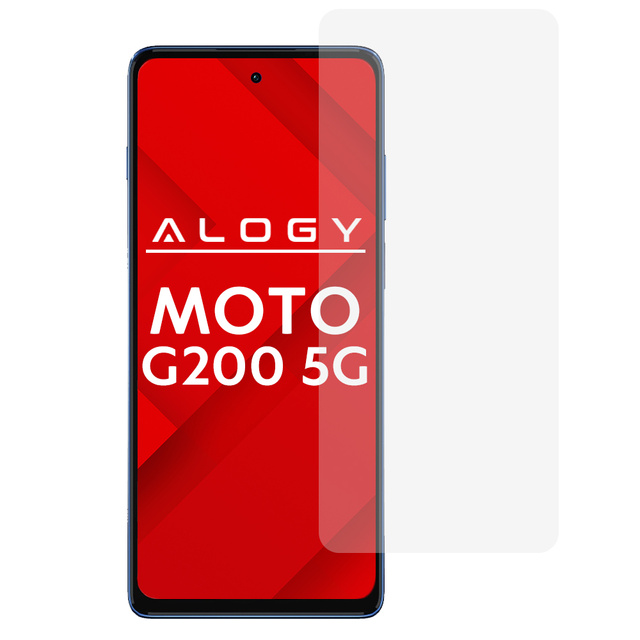 Gehärtetes Glas 9H Alogy Displayschutz für Motorola Moto G200 5G