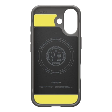 Etui Ochronne do iPhone 17 Spigen Rugged Armor MagMagSafe Grey