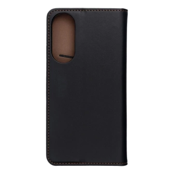 Smart Pro Book Case für Samsung S25 Edge Leder Schwarz