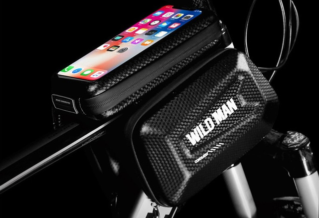 Taška taška brašna pre držiak bicyklov Wildman Bag E6S 1,2l 6,7 Black