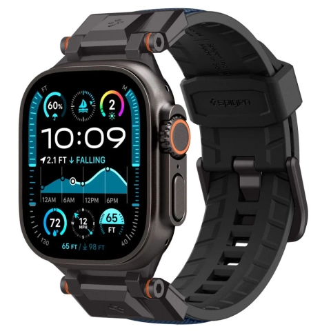 Spigen DuraPro Armor Apple Watch Band Strap 42-49mm - Navy Blue
