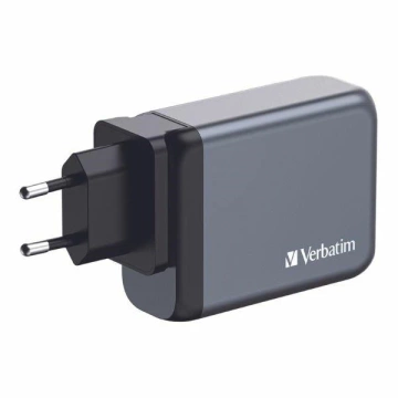 Verbatim GaN 100W nástenná nabíjačka 3xUSB-C/USB-A adaptér