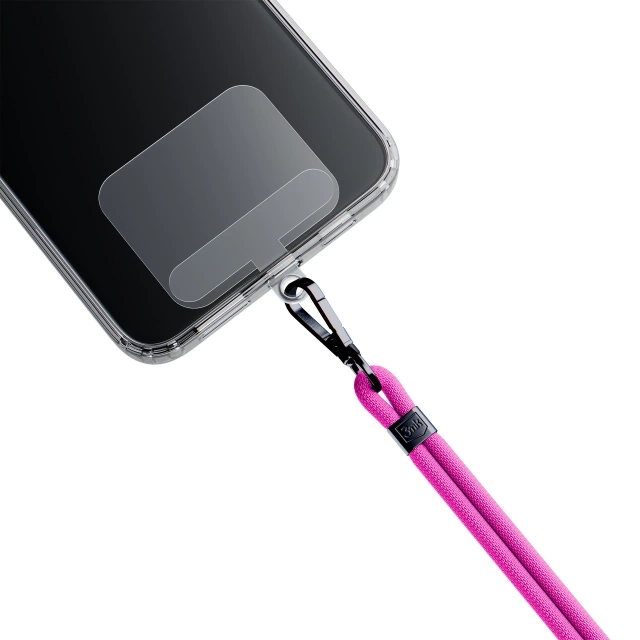 Univerzálna šnúrka pre smartfón 3mk EasyClip Pink (čierna)