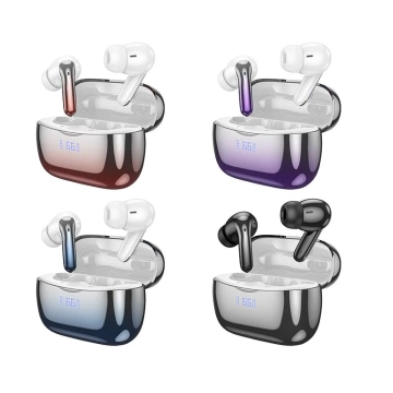 Bezdrôtové Bluetooth slúchadlá HOCO EQ16 TWS ANC ENC – čierne s nabíjacím puzdrom