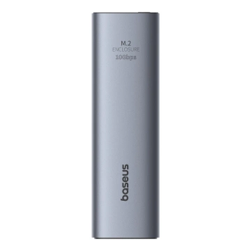 Baseus FlyJoy M.2 NVMe 10 Gb/s SSD Enclosure – szara obudowa do 8 TB