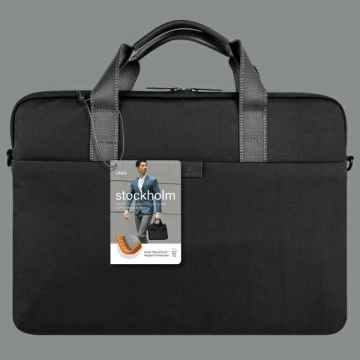 UNIQ torba Štokholmské puzdro na notebook 16" czarny/polnočná čierna