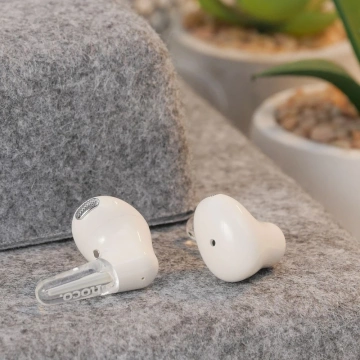 Навушники Hoco EW202 TWS, білий, Bluetooth 5.4, чохол, 6 годин роботи