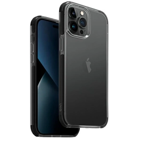 Etui UNIQ Combat do iPhone 14 Pro 6,1" czarny/carbon black