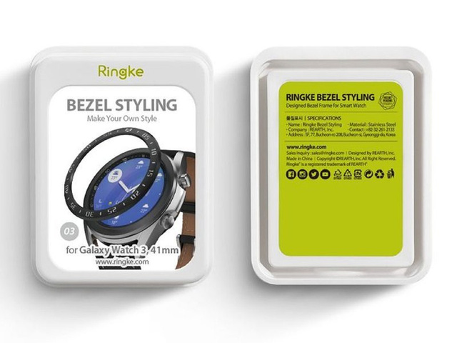 Nakładka Ringke Bezel na tachymetr do Samsung Galaxy Watch 3 41mm Black