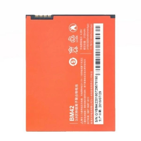 Baterie Xiaomi BM42 do Redmi Note bulk 3100mAh