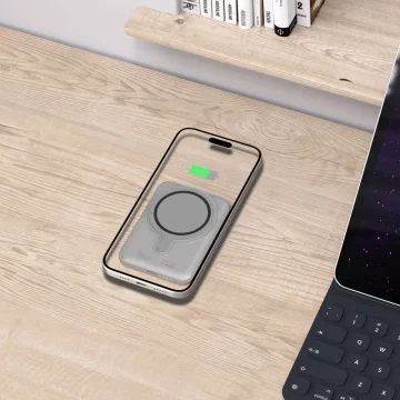 Magnetická powerbanka PB10 Lifemag Magsafe Power Bank 5000mah Titanium