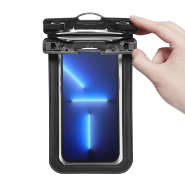 Spigen a601 universelle wasserdichte Hülle 2er-Pack schwarz