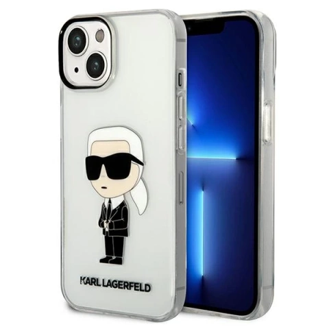 Etui Karl Lagerfeld KLHCP14MHNIKTCT na iPhone 14 Plus 6,7" pevné puzdro Ikonik Karl Lagerfeld