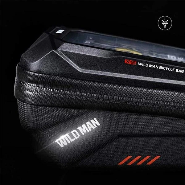 Чохол/тримач для велосипеда WILDMAN XS1 рамка кошика чорний/чорний