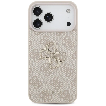 Etui Guess Hardcase 4G Big Metal Logo do iPhone 17 Pro Max różowe