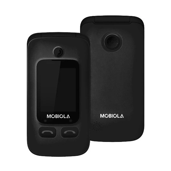GSM Phone Mobiola MB610 Black 2G Flip for Seniors