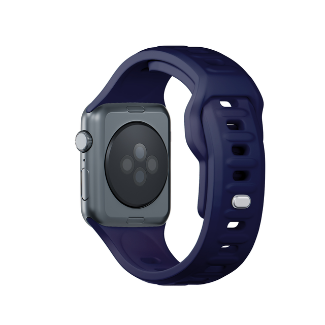 Pasek na chytré hodinky 3mk silikonový řemínek na hodinky Apple Watch 42/44/45/49 mm Ocean Blue