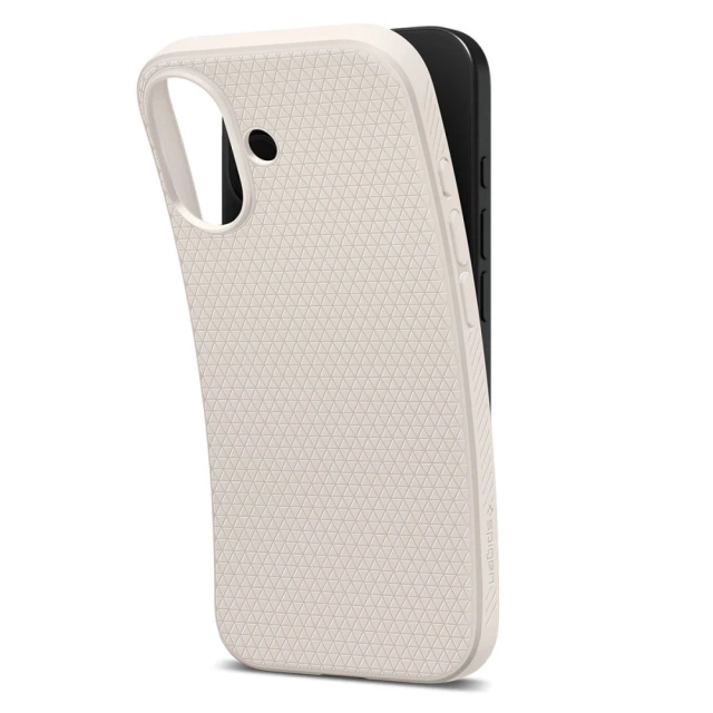 Etui do iPhone 17 Spigen Liquid Air Natural Titanium