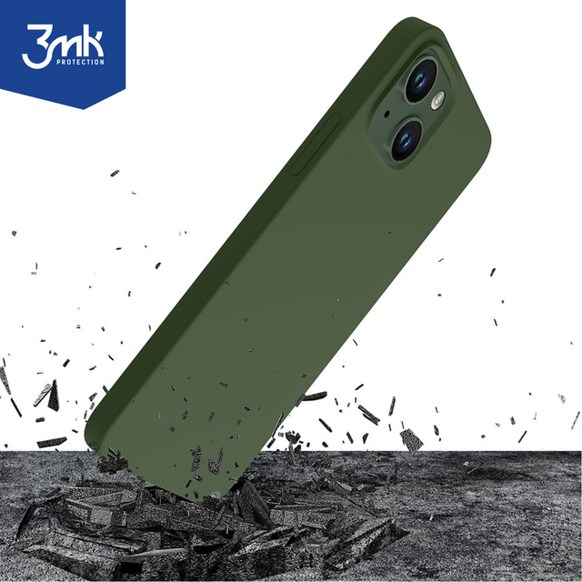 Etui na telefon 3mk do Apple iPhone 13 Hardy Silicone MagCase Alphine Green